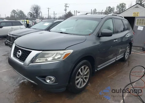 2013 Nissan Pathfinder Sl from USA, damaged, VIN 5N1AR2MM2DC633165